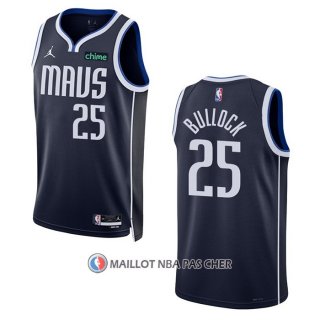 Maillot Dallas Mavericks Reggie Bullock NO 25 Statement 2022-23 Bleu
