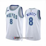 Maillot Minnesota Timberwolves Josh Minott NO 8 Classic 2023-24 Blanc
