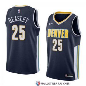 Maillot Denver Nuggets Malik Beasley Icon 2018 Bleu