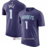 Maillot Manche Courte Charlotte Hornets Lamelo Ball Statement 2022-23 Volet