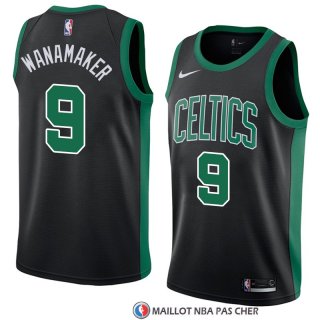 Maillot Boston Celtics Brad Wanamaker 9 Statement 2017-18 Noir