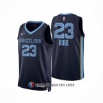 Maillot Memphis Grizzlies Derrick Rose NO 23 Icon Bleu