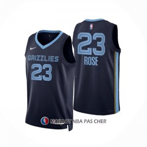 Maillot Memphis Grizzlies Derrick Rose NO 23 Icon Bleu