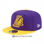 Casquette Los Angeles Lakers 9FIFTY Snapback Jaune Volet