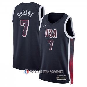 Maillot USA 2024 Kevin Durant NO 7 Bleu