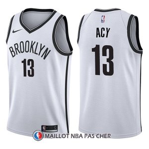 Maillot Brooklyn Nets Quincy Acy Association 13 2017-18 Blanc