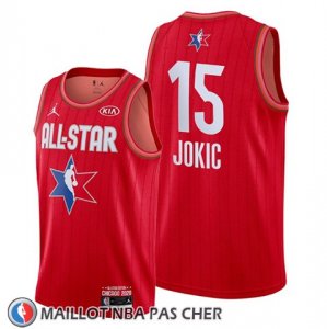 Maillot All Star 2020 Denver Nuggets Nikola Jokic Rouge