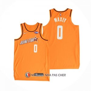 Maillot 2022 Rising Star Tyrese Maxey NO 0 Worthy Orange