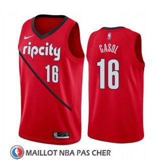 Maillot Portland Trail Blazers Blazers Pau Gasol Earned 2019 Rouge