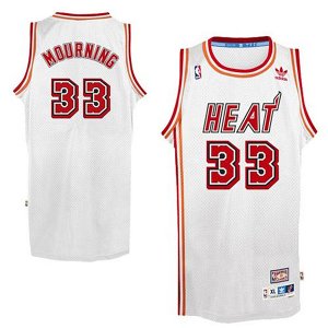 Maillot Retro Heat Mourning 33 Blanc