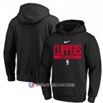 Veste a Capuche Los Angeles Clippers Practice Performance 2022-23 Noir