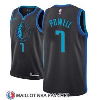 Maillot Dallas Mavericks Dwight Powell Ciudad 2018-19 Bleu
