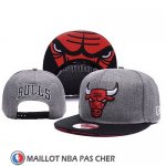 Casquette Chicago Bulls 9FIFTY Snapback Gris Noir