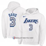 Veste a Capuche Los Angeles Lakers Anthony Davis Blanc