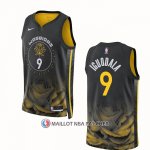 Maillot Golden State Warriors Andre Iguodala NO 9 Ville 2022-23 Noir