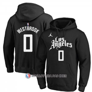 Veste a Capuche Los Angeles Clippers Russell Westbrook Ville 2019-20 Noir