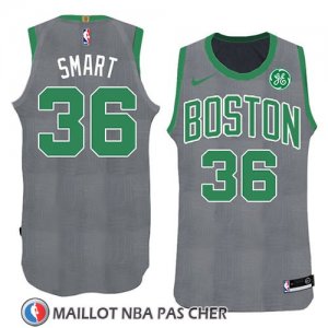 Maillot Noel 2018 Boston Celtics Marcus Smart No 36 Vert