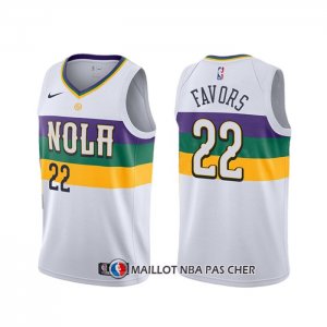 Maillot New Orleans Pelicans Derrick Favors Ville 2019-20 Blanc