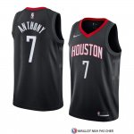 Maillot Houston Rocketst Carmelo Anthony Statement 2018 Noir