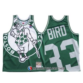 Maillot Boston Celtics Larry Bird Mitchell & Ness Big Face Vert