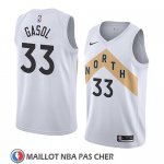 Maillot Toronto Raptors Marc Gasol Ciudad 2018 Blanc