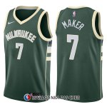 Maillot Milwaukee Bucks Thon Maker Swingman Icon 7 2017-18 Vert