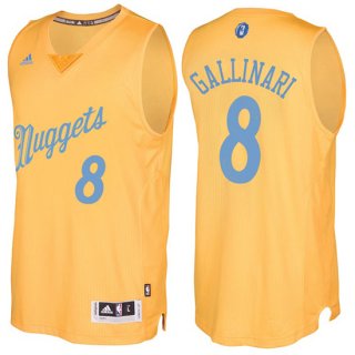 Maillot Navidad 2016 Nuggets Danilo Gallinari 8 Blond