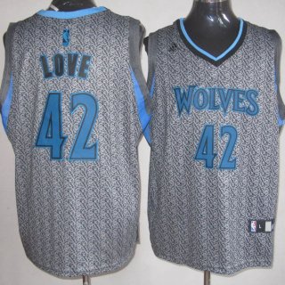 Maillot Love Minnesota Timberwolves #42 Static Fashion