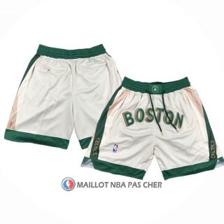 Short Boston Celtics Ville Just Don 2023-24 Creme