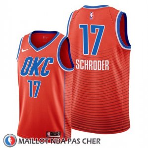 Maillot Oklahoma City Thunder Dennis Schroder Statement Orange