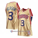 Maillot Philadelphia 76ers Allen Iverson Mitchell & Ness 1996-97 Or