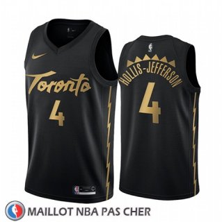 Maillot Tornto Raptors Rondae Hollis Jefferson Ville Edition Noir