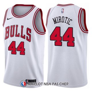 Maillot Chicago Bulls Nikola Mirotic Association 44 2017-18 Blanc