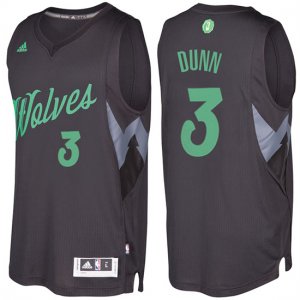 Maillot Navidad 2016 Kris Dunn Timberwolves 3 Noir