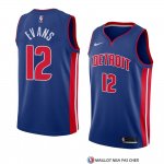 Maillot Detroit Pistons Keenan Evans Icon 2018 Bleu