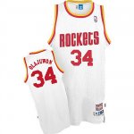 Maillot Houston Rockets Olajuwon #34 Blanc