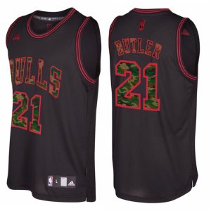 Maillot Camuoflage Mode Bulls Butler 21 Noir