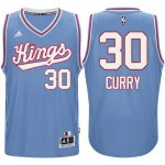 Maillot Retro 1985-86 Kings Curry 30 Bleu