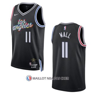 Maillot Los Angeles Clippers John Wall NO 11 Ville 2022-23 Noir