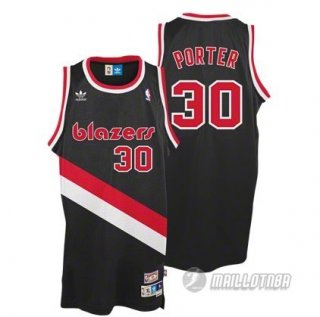 Maillot Noire Porter Portland Trail Blazers Revolution 30