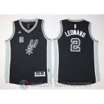 Maillot Enfant de Noir Leonard San Antonio Spurs Revolution 30