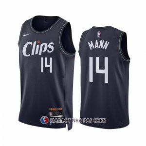 Maillot Los Angeles Clippers Terance Mann NO 14 Ville 2023-24 Bleu