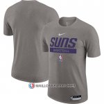 Maillot Manche Courte Phoenix Suns Practice Performance 2022-23 Gris