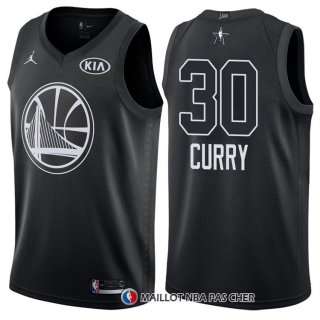 Maillot All Star 2018 Golden State Warriors Stephen Curry 30 Noir