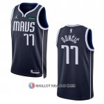 Maillot Dallas Mavericks Luka Doncic NO 77 Statement 2022-23 Bleu