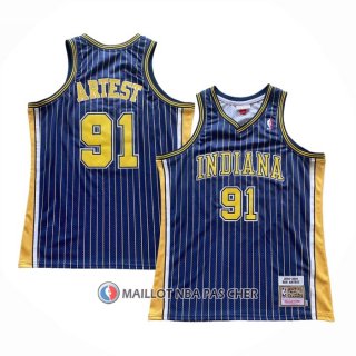 Maillot Indiana Pacers Ron Artest NO 91 Mitchell & Ness 2003-04 Bleu
