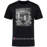 Maillot Manche Courte San Antonio Spurs Ville Noir