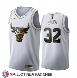 Maillot Golden Edition Chicago Bulls Kris Dunn 2019-20 Blanc