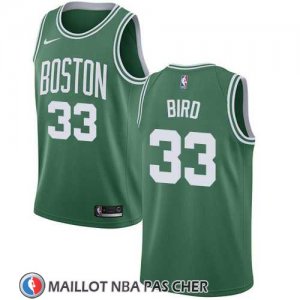 Maillot Enfant Boston Celtics Larry Bird No 33 Ciudad 2018 Vert