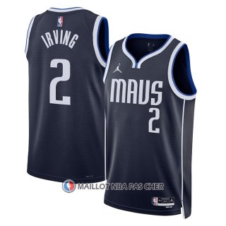 Maillot Dallas Mavericks Kyrie Irving NO 2 Statement 2022-23 Bleu